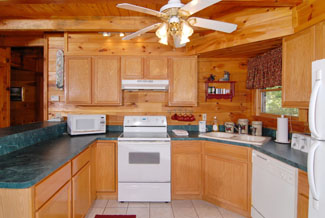 Pigeon Forge Cabin with a kitchen